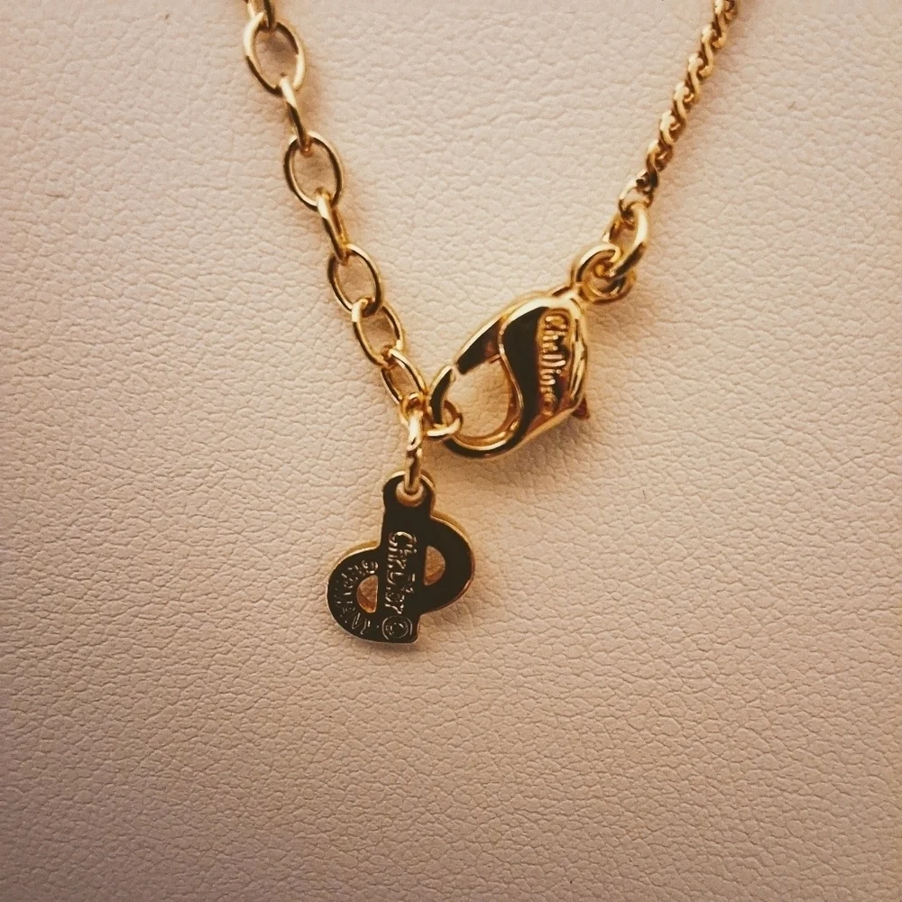 💥 Dior Vintage Gold-Tone Pendant Necklace – Timeless Luxury - Pristine - Picture 7 of 10